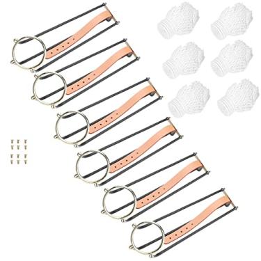 Imagem de Cryfokt Conjunto de Trilho Império Galvanizado Sólido Com Bolsos de Rede para Manutenção de Mesa de Bilhar Resistente