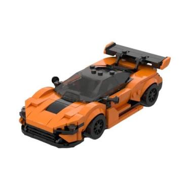 Imagem de Blocos De Montar Carro Esportivo De Corrida Para Meninos MOC 720S GT 3