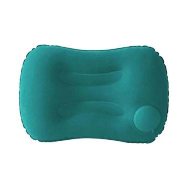 Imagem de Travesseiro Inflável Ultra Macio E Portátil Para Suporte De Pescoço E 