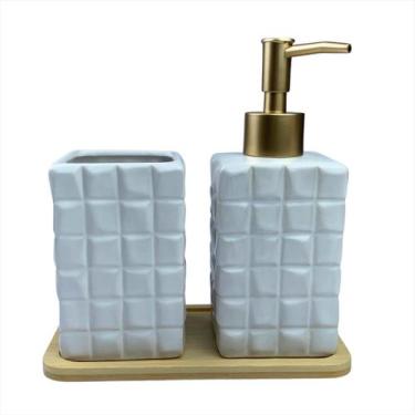 Imagem de Kit lavabo 3 peças FJ90887 - FWB, Branco