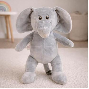 Imagem de Pelúcias Gigantes Safari 50cm Animais Dia Das Crianças Bebê Baby Presente Festa Antialérgico Kwaii Festa Brinquedo Menina Menino Tematico Natal (Elefante Gigante)