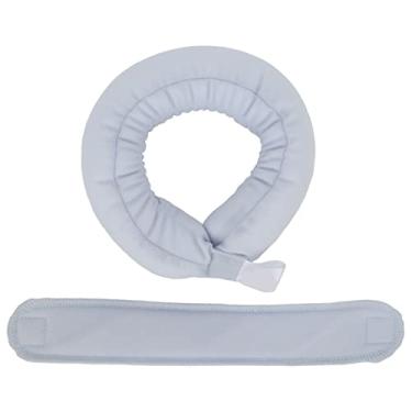 Imagem de Cuofyunl pé tornozelo calcanhar elevador suporte travesseiro perna protetor de mão almofada espuma elástica alta para resto úlceras no calcanhar feridas