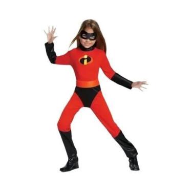 Imagem de Fantasia De Cosplay Dos Incríveis Para Crianças, Macacão Vermelho, Más