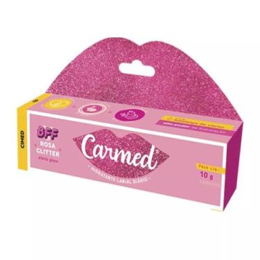 Imagem de Carmed Bff Rosa Glitter Hidratante Labial Efeito Gloss