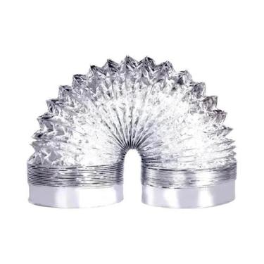 Imagem de Tubo De Ventilação Em Alumínio Expansível 80-200 Mm Para Exaustor De C