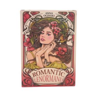 Imagem de Cartas De Oráculo Lenormand Florais Românticas 37 Peças 10.2x7.2cm Jog