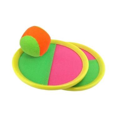 Imagem de Brinquedo Esportivo Infantil De Praia Para Lançar E Capturar Bola Pega