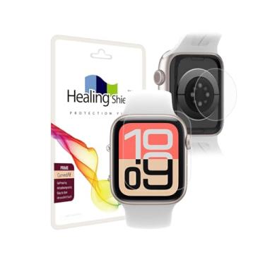 Imagem de Protetor de tela Healing Shield 40 mm Prime alto brilho pacote com 2 + filme sensor de frequência cardíaca pacote com 2 – Compatível com Apple Watch SE 3/SE 2