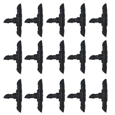 Imagem de Runseaway 100 peças de conectores farpados de irrigação por gotejamento de 0,5 cm, acessórios de acoplamento reto para jardim, gramado, acoplador farpado de plástico para sistemas de irrigação e