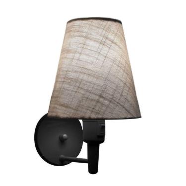 Imagem de Lustre Pendente Quadrado Vivare Md-4075 Cúpula Em Tecido 30/50x50cm - Bivolt Preto-rustico Cinza 110v/220v