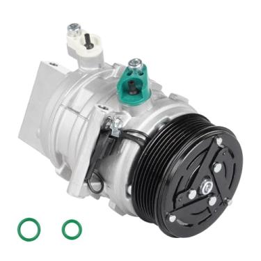 Imagem de Compressor de ar condicionado AC com embreagem para Nissan March/Versa 2012-2019 1.6L, para Note/Versa Note 1.6 2014-2019, para Micra 1.6L 15 16 17 18 19, para Nissan Tiida 1.6L 1.8L 2016 2017 2017