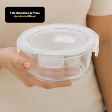 Imagem de Pote Hermético de Vidro 650 ml - IDEAL