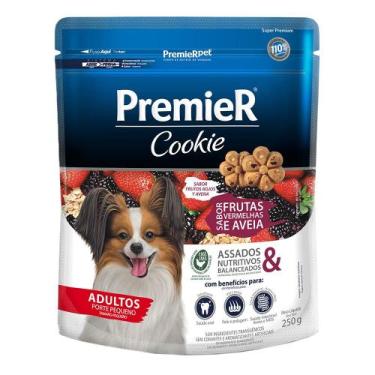 Imagem de Biscoito Premier Cookie Frutas Vermelhas E Aveia Para Cães Adultos Raç