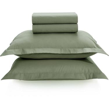 Imagem de Jogo de Cama Karsten Tom 200 Fios 4 Peças Queen Bege