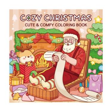 Imagem de Livro de colorir Cozy Christmas 40 páginas para adultos e crianças - T