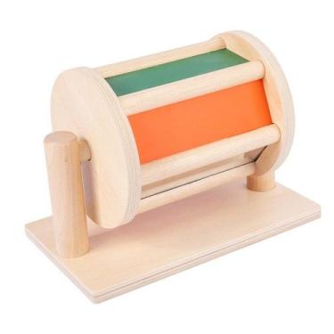Imagem de Brinquedo Spinning Threading Montessori Hand-Eye Coordination Wood - T
