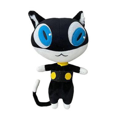 Imagem de Boneca de pelúcia Cute Black Cat 30 cm de pelúcia para crianças de 12 