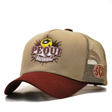 Imagem de Boné Sacudido`s Pequi - Bege - Vinho