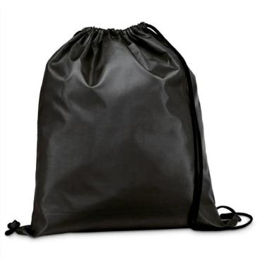 Imagem de Mochila Saco Academia Esportiva Gym Bag Fitness Unissex Cordão Preto Tamanho Único Unissex