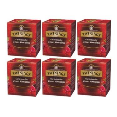 Imagem de 60 Sachês, Chá Twinings, Frutas Vermelhas