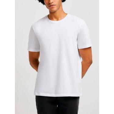 Imagem de Camiseta Manga Curta Hering KG99 Masculina Gola Redonda Algodão Pima T
