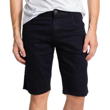Imagem de Bermuda Jeans Preta Básica Masculina-Masculino