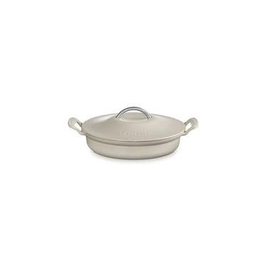 Imagem de CAÇAROLA BUFFET LE CREUSET MODERN 28CM HERITAGE EM FERRO FUNDIDO MERINGUE 21701287164430