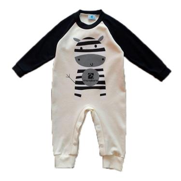 Imagem de Macacão Manabana Roupas Bebe Recém Nascido Batizado Menino-Masculino