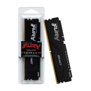 Imagem de Memória Gamer Kingston Fury Beast, 8GB, DDR5, 5600MHz, CL40 - Kf556c40bb-8