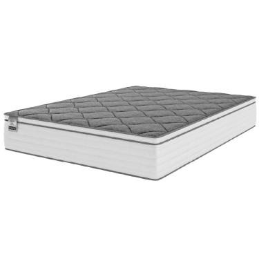 Imagem de Colchão Casal Molas Max Force 138x188cm Pillow SoftGel Branco-Cinza CBP Inducol