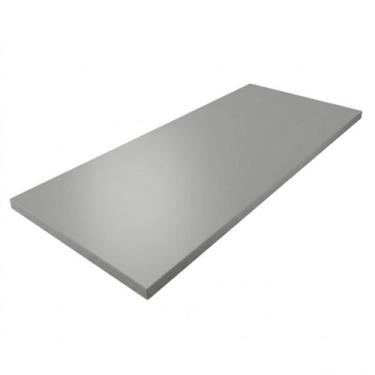 Imagem de Prateleira 80x25 Tampo Mesa MDF 15mm Cinza 25x80 Arrigo Móveis