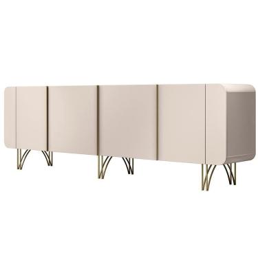 Imagem de Aparador Buffet Bar Living 04 Portas 220cm Santiago B01 Off White - Lyam