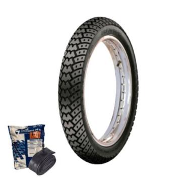 Imagem de Kit Pneu Para Moto Street Predator MR5 90/90-18 Traseiro Maggion + Câm