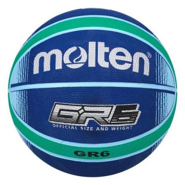 Imagem de Bola De Basquete Molten Premium Bgrx T6, Azul, Verde, Único