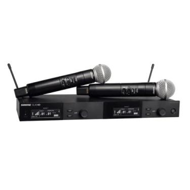 Imagem de Microfone Duplo de Mão Sem Fio SLXD24D/SM58-G58 - SHURE