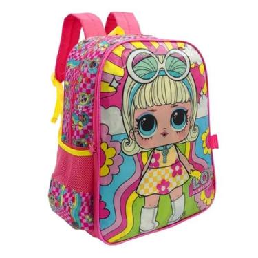 Imagem de Mochila Infantil Escolar Costas Lol Suprise Luxcel, Rosa claro