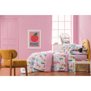 Imagem de Edredom Dupla Face Infantil Cama De Solteiro - Linha Disney - Carros/M