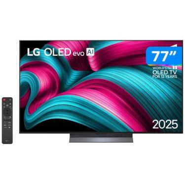 Imagem de Smart TV 4K LG OLED 77" Polegadas Processador 9 Gen8 AI, WebOS 25 e Wi