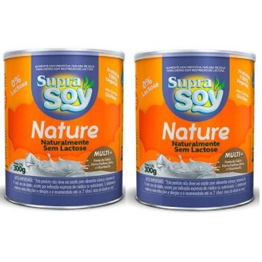 Imagem de Suprasoy Nature Naturalmente Sem Lactose Suprasoy 2 x 300g