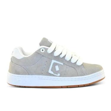 Imagem de Ténis Qix Cinza/Branco Combat-Suede-Cod-52010020-574, 34, Cinza, Branc