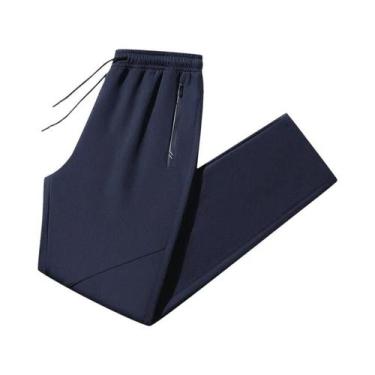 Imagem de Calças De Corrida Masculinas Para Inverno, À Prova De Vento, Com Forro