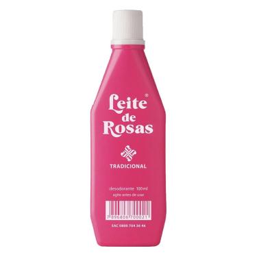 Imagem de Leite de rosas desodorante tradicional limpa e protege sua pele 100ml