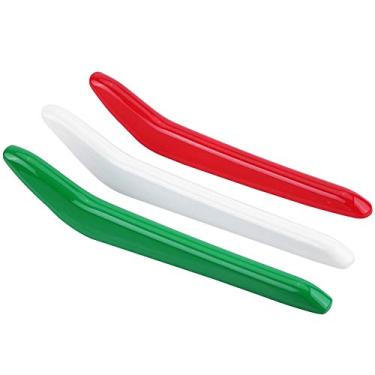 Imagem de Tirae decoração de grelha frontal, 3 peçae tirae decoração de grelha frontal brilhante para carro Le 2017 2018 Grade frontal de carro ghibli rção de