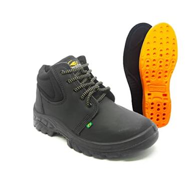 Imagem de Botina de Segurança Couro Ecosafety PS 139 CA 40674 + palmilha Ergonomica