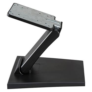 Imagem de WEARSON WS-03A Suporte de TV LCD ajustável dobrável de metal para monitor de mesa com orifício VESA 75 x 75 mm e 100 x 100 mm