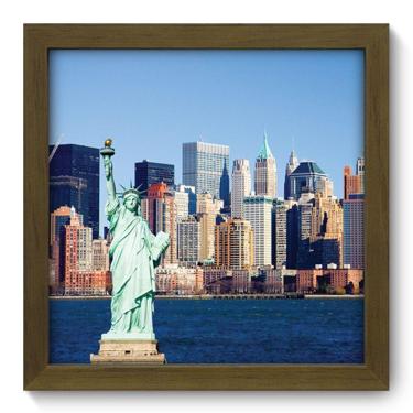 Imagem de Quadro Decorativo - Estátua da Liberdade - 22cm x 22cm - 021