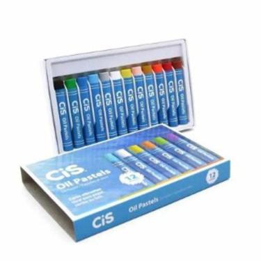 Imagem de Giz Pastel Oleoso 12 Cores - Cis