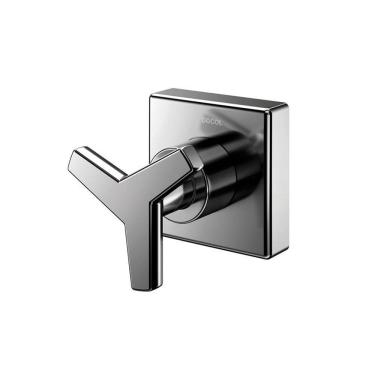 Imagem de Acabamento para Registro Docol City 877148 DocolBase 1/2", 3/4" e 1" Grafite Polido