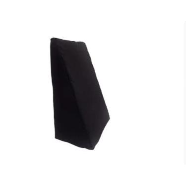 Imagem de Capa Para Almofada Triangular Suave Encosto 65cmX45cmX30cm Em Oxford (PRETO)