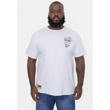 Imagem de Camiseta Onbongo Plus Size Tech Off White